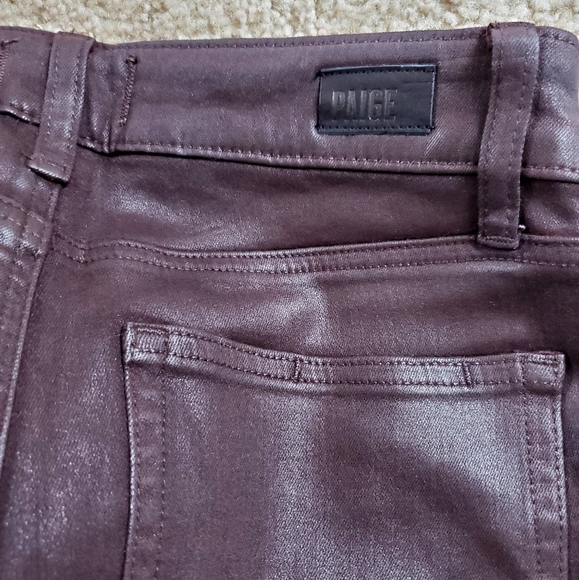 Paige Hoxton high waist brown denim size  27 - Picture 4 of 8